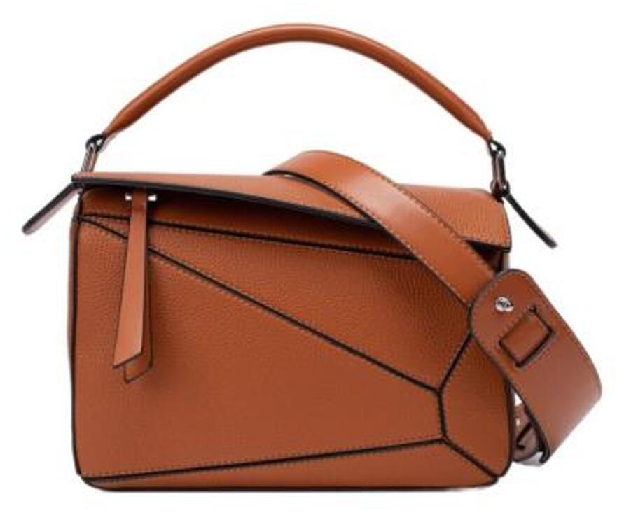 1688-013-brown Nytabbe Womens Geometric Design Handbags, 9.6x4.1x6.7in Lychee Grain Crossbody Bag Mini Top Handle Bag for Mother's Day Gift